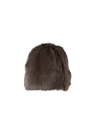 Bonnet LIAM, olive | Rabbit sheared