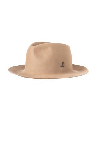 Gentleman's hat DUKE, beige | Beaver felt light