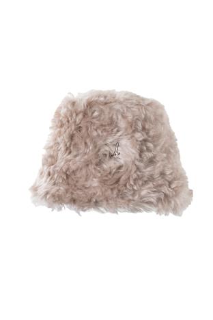 Cloche HEDDA, sand | Fake goat