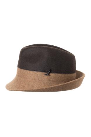 Trilby KARL, dunkelbraun | Wollfilz