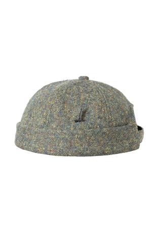 Dockermütze FRISO, green | Irish Tweed