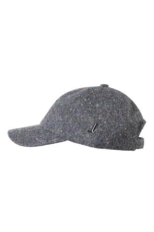 Cap BASE SOFT, anthra | irischer Tweed