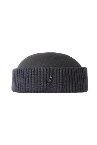 Bonnet KOLYA, schwarz | Wollfilz leicht
