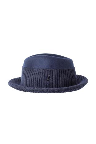 Gentleman's hat DUKE THEO, marine | Wollfilz