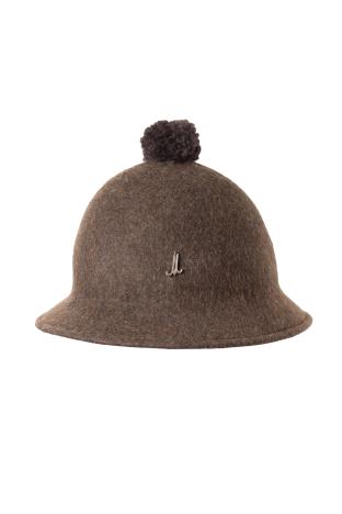 Cloche RESI SEPP, dunkelbraun | Wollfilz soft