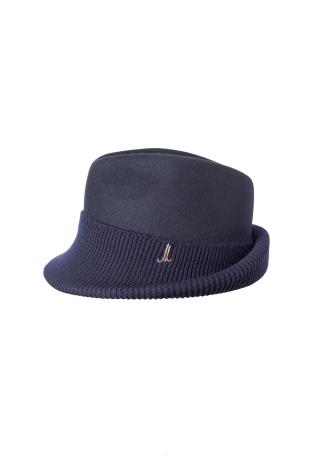 Trilby KARL, marine | Haarfilz
