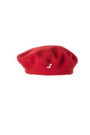 Beret NESSIE, red | Lodenfleece