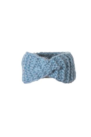 Stirnband AMAR, ciel | Dochtwolle handgestrickt